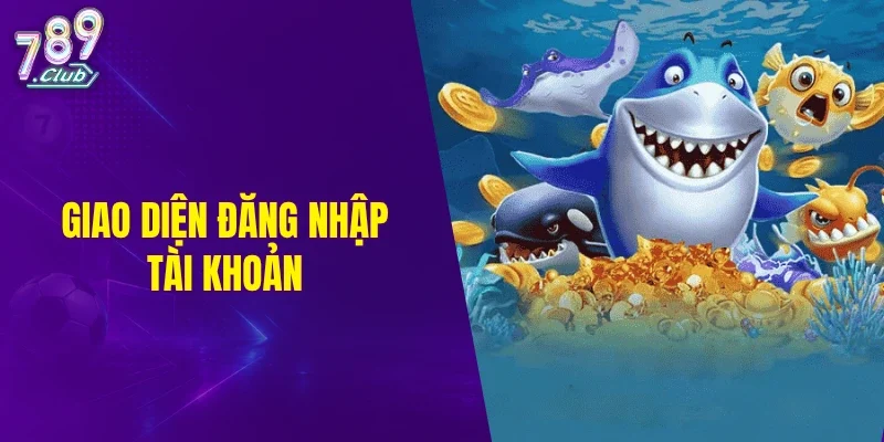 Giao diện đăng nhập tài khoản