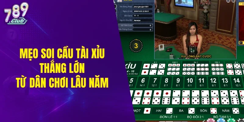 Mẹo soi cầu tài xỉu thắng lớn từ dân chơi lâu năm