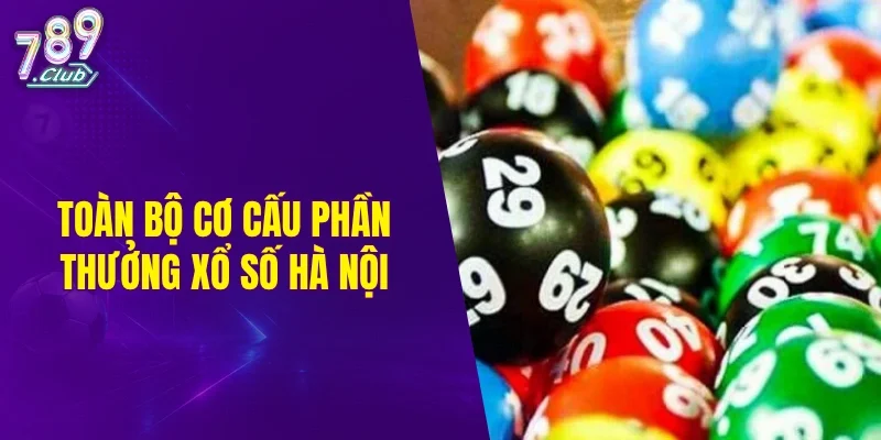 Toàn bộ cơ cấu phần thưởng xổ số Hà Nội